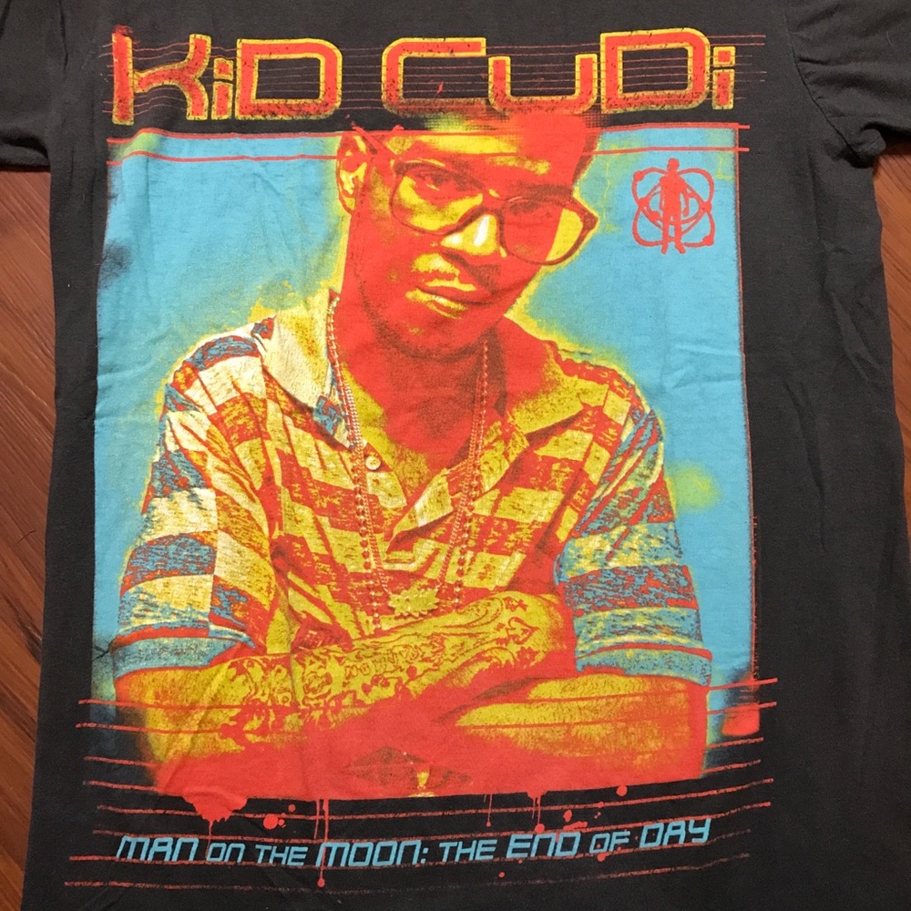 Kid Cudi Man On The Moon: The End Of Day Tee Rare - Picture 11 of 12